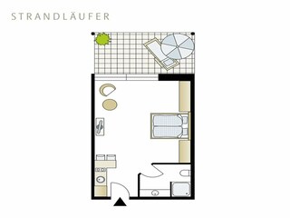 Apartamento Granzow Plano de planta 25