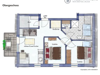 Vakantieappartement Norden Grondplan 24