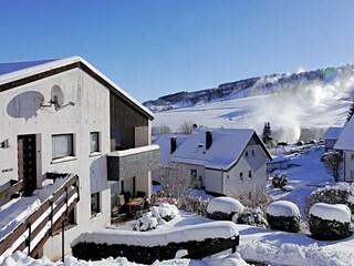 Fewo am Skihang im Winter