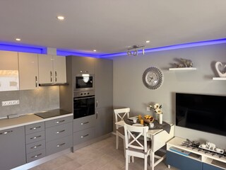 Wohn/ Essbereich mit Klimaanlage