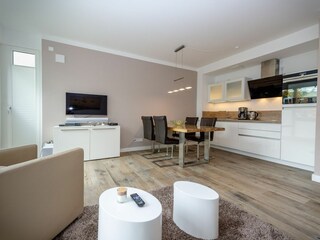 Wohnzimmer und Küche