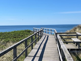 Strandübergang 500 Meter entfernt