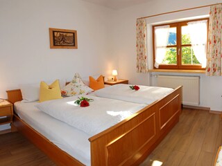 Schlafzimmer Ferienwohnung Fellhorn