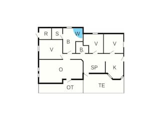 Holiday house Udsholt Strand Floor Plan 12