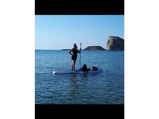 Stand up  paddeling in stegna