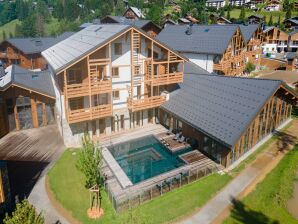 Apartment Exklusive Wohnung mit Terrasse und Aussicht, 2 Schlafzimmer/5 Personen, Megève - Megève - image1