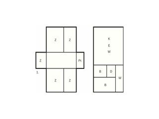 Vakantiehuis Feda Grondplan 41
