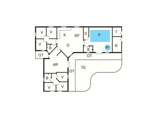 Holiday house Vaeggerløse Floor Plan 41