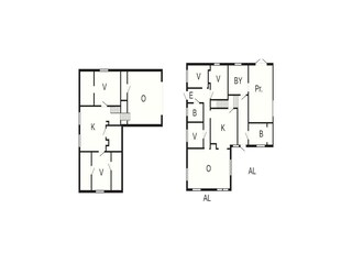 Vakantiehuis Ellös Grondplan 11