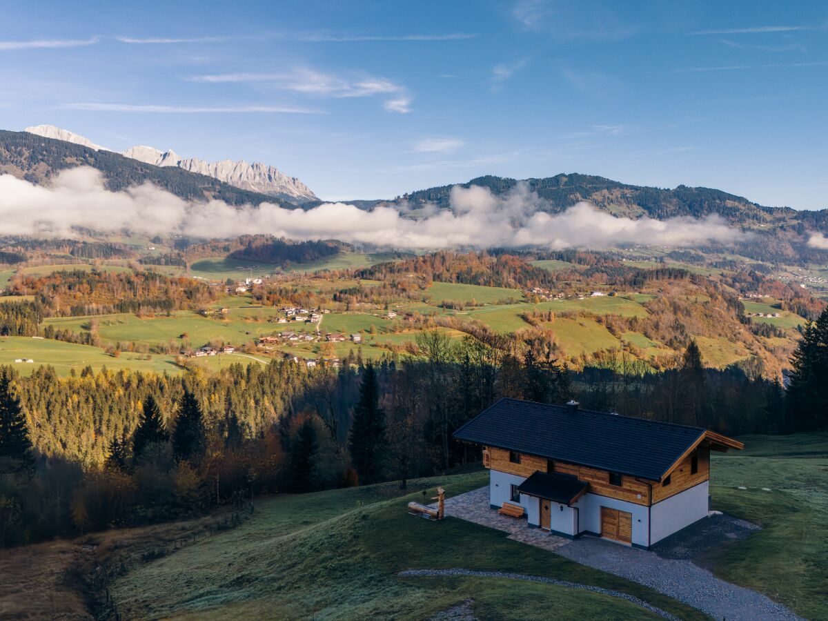 Bird's eye view of the house