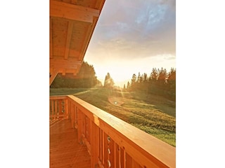 Sonnenuntergang Balkon