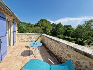 Maison de vacances Lussan Enregistrement extérieur 6