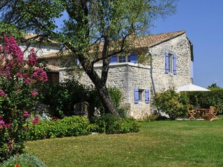 Maison de vacances Lussan Enregistrement extérieur 4