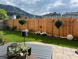 Eingezäunter Garten