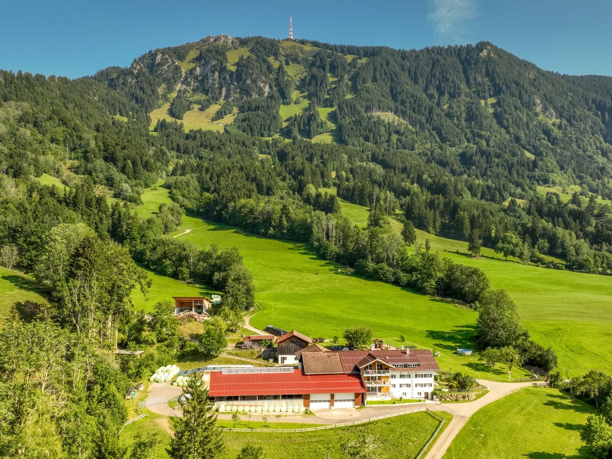 Gsolhof mit unserem Hausberg dem Grünten