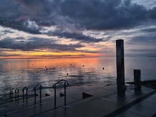 Abendstimmung an den neuen "Meeresterrassen"