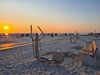 Neue Sportgeräte am Norddeicher Strand