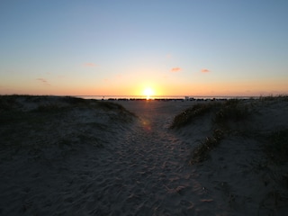 Sonnenuntergang am Strand von Norddeich