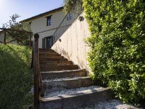 Apartment Wohnung in einem Bauernhaus mit Swimmingpool - Montecarotto - image1