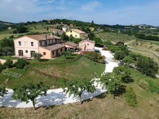 Ferienhaus Montecarotto Außenaufnahme 17