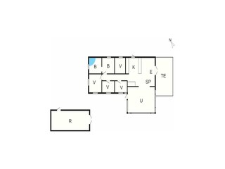 Ferienhaus Hou Grundriss 7