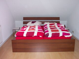 Bedroom with double bed