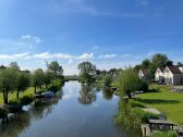 Außenansicht Ost (Haus rechts) Blick auf die Gracht