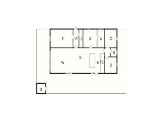 Ferienhaus Agger Grundriss 2