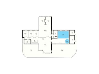 Ferienhaus Løkken Grundriss 44