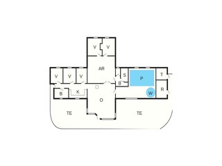 Ferienhaus Løkken Grundriss 44