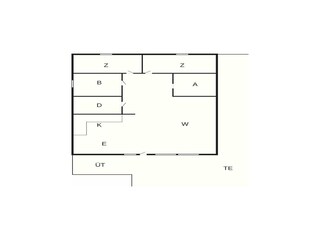 Maison de vacances Vorupør Plan d'étage 58