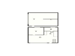 Maison de vacances Bork Havn Plan d'étage 2