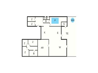 Casa per le vacanze Dronningmølle Pianta del piano 7