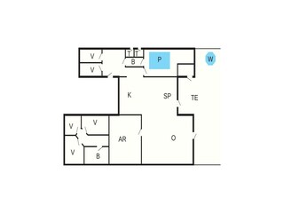 Casa per le vacanze Dronningmølle Pianta del piano 6