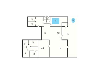 Ferienhaus Dronningmølle Grundriss 62