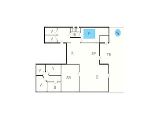 Maison de vacances Dronningmølle Plan d'étage 63