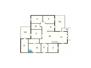 Vakantiehuis Fåborg Grondplan 41