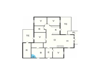 Vakantiehuis Fåborg Grondplan 42