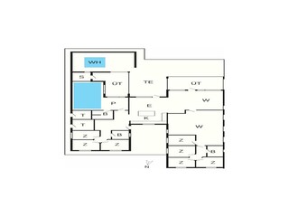 Vakantiehuis Kongsmark Grondplan 15