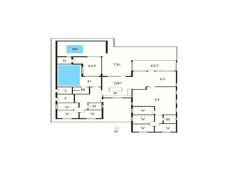 Vakantiehuis Kongsmark Grondplan 16