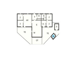 Casa per le vacanze Marielyst Pianta del piano 3