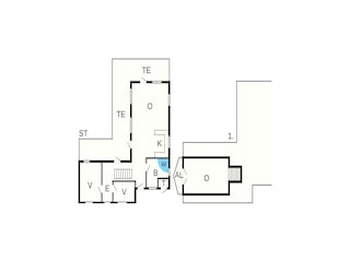 Maison de vacances Ørding Plan d'étage 44