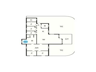 Vakantiehuis Vaeggerløse Grondplan 44