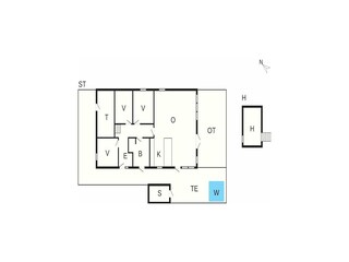 Vakantiehuis Lynderup Grondplan 18