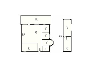 Vakantiehuis Tösse Grondplan 38