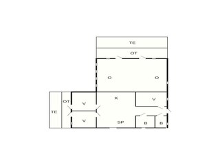 Maison de vacances Vaeggerløse Plan d'étage 47