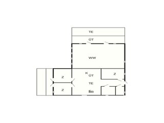 Holiday house Vaeggerløse Floor Plan 2