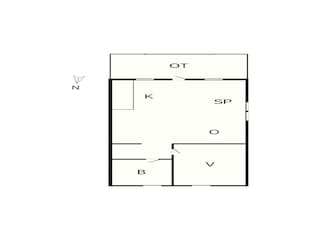 Vakantiehuis Sønderballe Grondplan 41