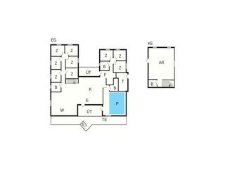 Maison de vacances Virksund Plan d'étage 52