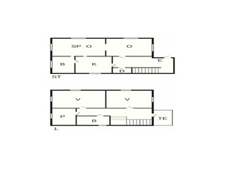 Vakantiehuis Borhaug Grondplan 37